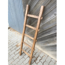 Handtuchhalter, Dekoleiter, Holzleiter, Eiche, Altholz, Badmoebel, Kleiderständer, 140x50 cm